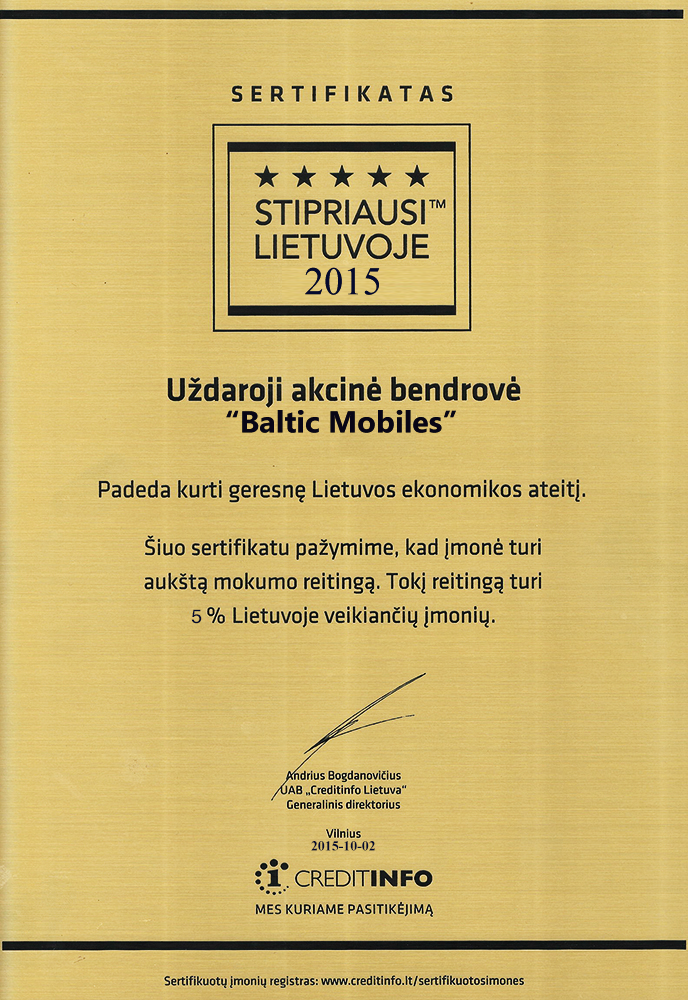 Stipriaus Lietuvoje 2015